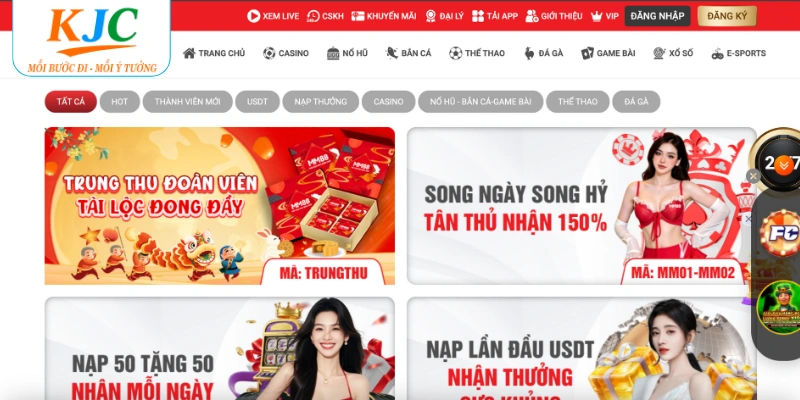 Giá trị khác biệt MM88 đang tạo nên cho khách hàng tại KJC